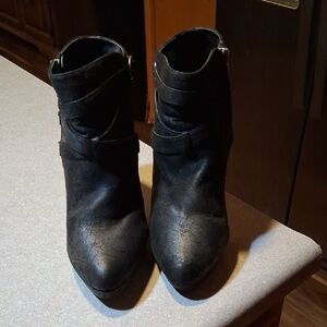 Sexy Michael Antonio Black Stiletto Heel Bootie